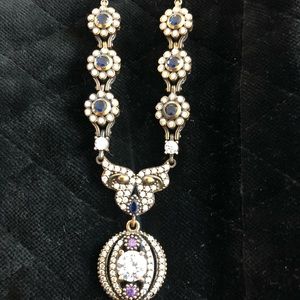 turkish amethyst topaz necklace